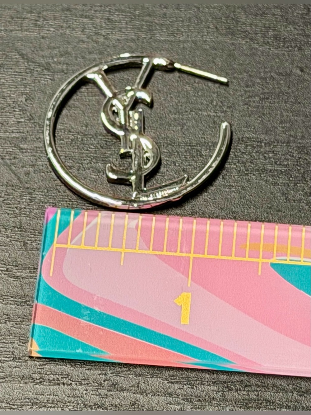 Silver Hoops - Picture 2 of 5